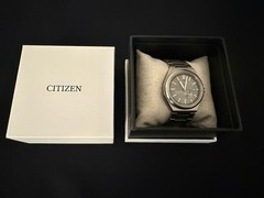 Citizen Automatic Titanium Men’s Watch 40mm Gray Dial Date 10 Bar w/Box