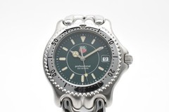 ▶️RARE [ N MINT ] TAG HEUER S/el WG1119 37mm Quartz Men’s Watch Green Dial Swiss