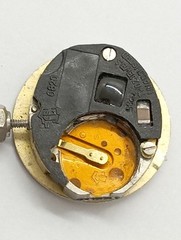 Vintage FE 6820 Watch Movement Quartz WORKING France Ebauche Swiss Hands Stem