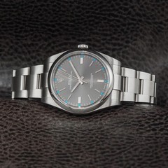 Rolex Oyster Perpetual 39 Rhodium Dial 114300 Full Set 2017