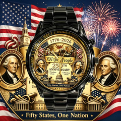 250Th Anniversary Independence Retro Watch Collectible Men Gift New