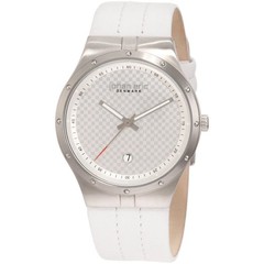 New Johan Eric Men’s JE3001-04-001 Skive Silver Carbon Fiber Dial Wristwatch
