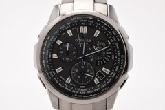 CASIO OCEANUS OCW M700 Radio Solar Chronograph Titanium Black Dial Men’s Watch F
