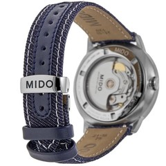 New Mido Commander Gradient Blue Dial Fabric Men’s Watch M021.407.18.411.00