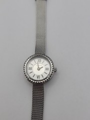 Silpada Designs Analog Quartz Watch Women Silver Tone Mesh Band New Battery Work