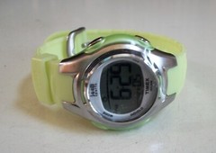 Women’s Girl’s Timex 1440 Green & Silver T5K081 Digital Sports Watch