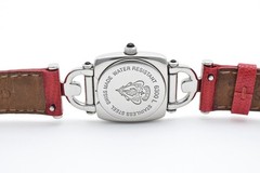 [Exc+5] Gucci 6300L Horsebit White Dial Silver Red Quartz Women’s Watch JAPAN