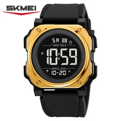SKMEI Men Watch LED Alarm Sport Watches Digital Wristwatch Big Boys Stopwatch