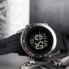 Digital Wristwatches for Mens Waterproof Chrono Count down Hour Homme Big Dial