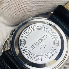 Vintage Seiko 5 Actus 7019-7080 Automatic 1971 Japan Made Dress Watch For Men