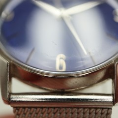 Vintage Fossil Mood Watch Unisex 31mm Watch Stainless Mesh JR-7704 w New Battery