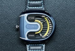 Atowak Ettore Wandering Hour Navy Blue Watches Men’s Watch