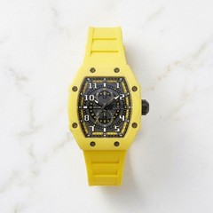 Invicta 48721 Racing Men’s 48.5mm Tonneau Yellow Quartz Sport Fashion Watch