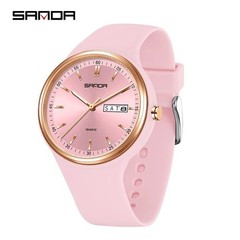 Fashion SANDA Top Brand 6213 Female Student Casual Simple Women’s Dual Calendar