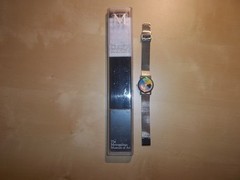 Vintage Metropolitan Museum Of Art Geometric Watch W/ Mesh Stainless Band