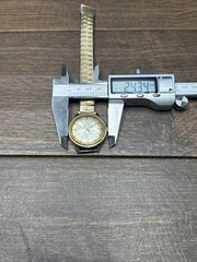 Vintage 1960’s Bulova Watch M0 Gold Tone July 1969 Calendar Band Repair Parts