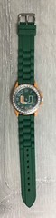 University of Miami Green Silicone Band Watch Unisex – PRE OWNED
