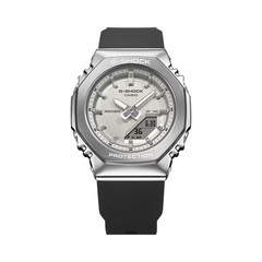 Casio G-Shock Watch GM-S2110-1A7 Women’s Silver/White Analog Digital Watch