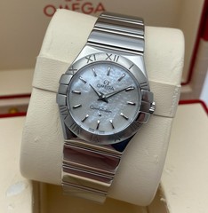*Box/Papers* Omega Constellation Ladies Quartz Watch 27mm 123.10.27.60.05.002