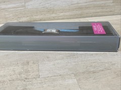 Givenchy Parfums 1990’s Vintage Watch & 3 Faux Crocodile Bands Blue Pink Black