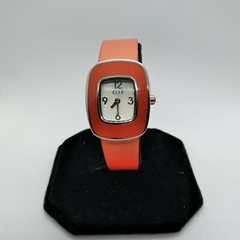 ELLE Watch MINI RETRO Steel & Orange Orange Leather Strap