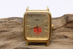 TIMEX FRITO LAY QUARTZ TANK WATCH 28×31.5mm 18mm LUG RUNS (F4G2)