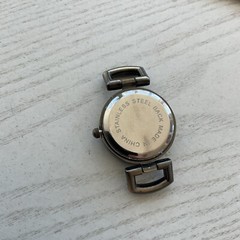 Modcloth Women’s Wristwatch Double Band Studded Brown Two Tone Steampunk Retro
