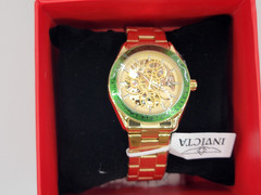 Invicta Objet D Art Automatic 43mm Gold Skeleton Dial Men’s Watch NEW