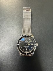 Breitling Superocean Heritage 46 mm Auto Chronometer 200m Black Dial Steel Mesh
