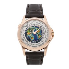 Patek Philippe Complications World Time Rose Gold Auto 39mm Enamel 5131R-001