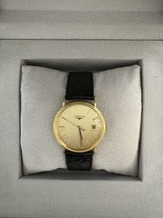 Longines Reel Analog Quartz Men Gold Watch Vintage 745512354
