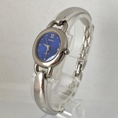 SEIKO LUCENT Watch Blue Dial Oval Accessory Watch