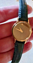 Movado Museum Classic Watch Womens. NEW BATTERY.