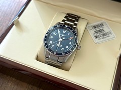 Longines Spirit Zulu Time 42mm Blue Dial GMT Steel Men’s Watch L38124936