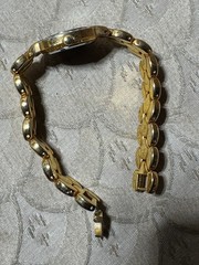 Ladies Gold Tone Elizabeth Taylor Analog Watch #1