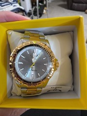Invicta Specialty I, 42mm, WR 30m, 8” Wrist, New/Box/3yr Wnty, 2 Tone, (69036)