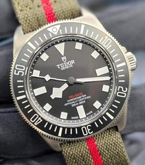 2025 TUDOR Pelagos FXD M25717N-0001 Titanium 42mm Excellent Black Dial NATO