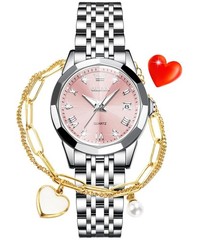 OLEVS Women’s Two Tone Stainless Steel Analog Quartz Watch