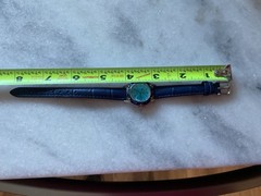 Nike 9765 Vintage Watch RARE – blue Leather Band