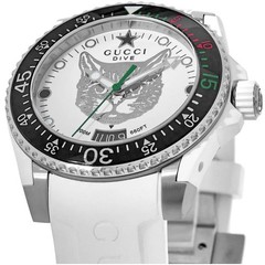 Gucci YA136329 Men’s Dive White Quartz Watch