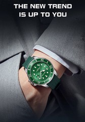 Men Quartz Watch Chic Cushy Watch Top Luminous Pointer Luxury Waterproof S