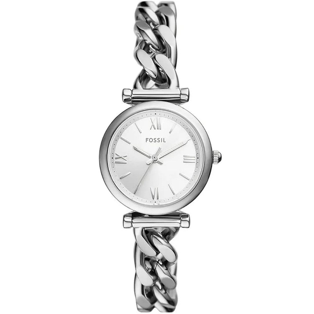 Fossil Women’s Carlie Silver Dial Watch – ES5331
