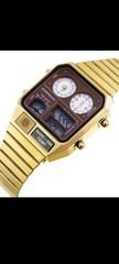 Super Retro Future Ana Digi Temp Various Colors Reverse Import
