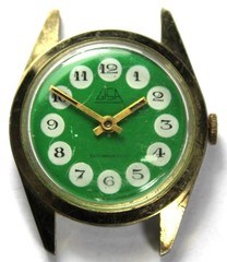Gisa 1j 33mm Watch w/ Telephone Dial – Vintage – Parts/Repair