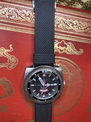 zodiac super sea dragon ZO3701 watch dual time Swiss Made Original Rubber Band
