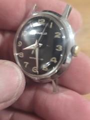 Wyler-Incaflex Military Style Black Dial 1970/1 1162 Running Wow