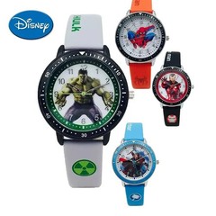 Kids Superhero Watch Spider Hero Hulk PU Leather Strap Boys Wrist Watch