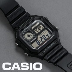 CASIO ROYALE AE-1200WH-1A World Time Digital Watch 100m (10ATM)