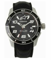 Alpinestars 1036-96007 CIR 1037TECH WATCH 3H BLACK SILICON STRAP 40% OFF Sale
