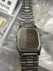Casio Men’s Vintage Ana-Digi Quartz Cream Dial Stainless Steel Watch AQ230GG-9A